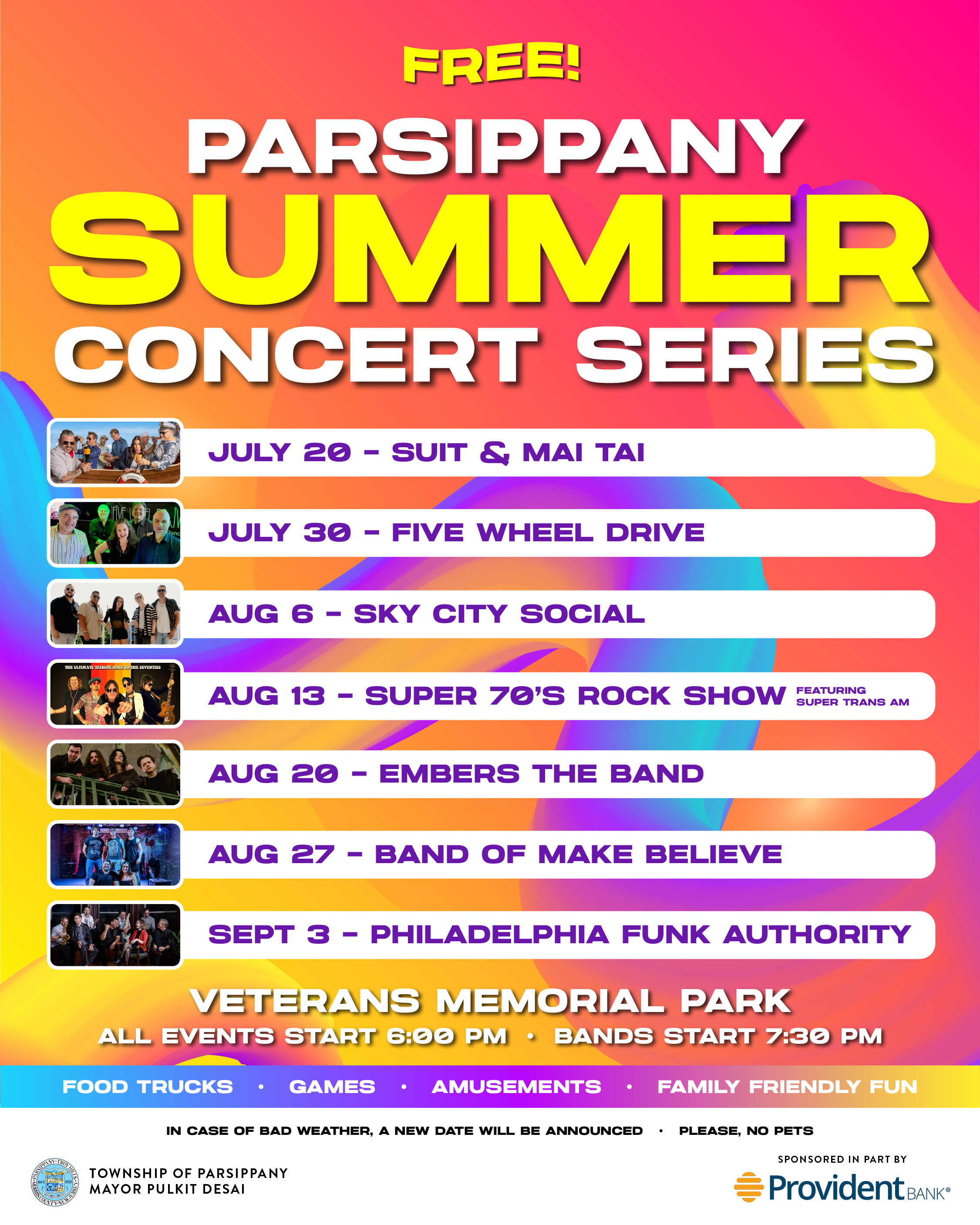 Parsippany Summer Concert Series